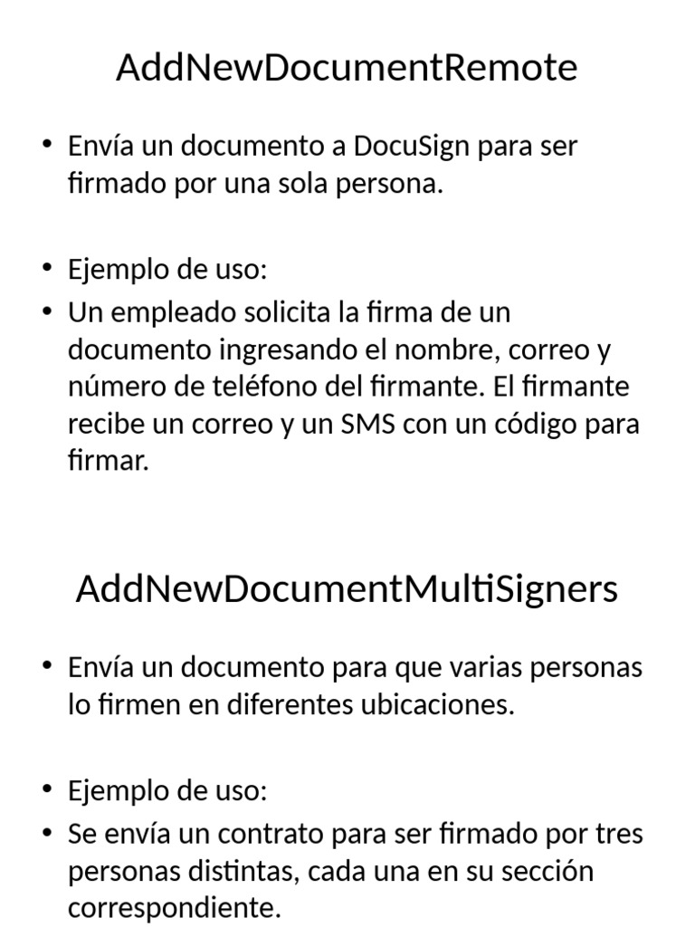 DocuWare_DocuSign_Metodos | PDF