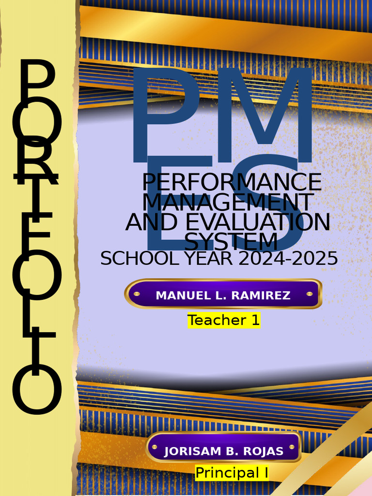 PMES Portfolio 2024-2025 Overview | PDF | Learning | Pedagogy