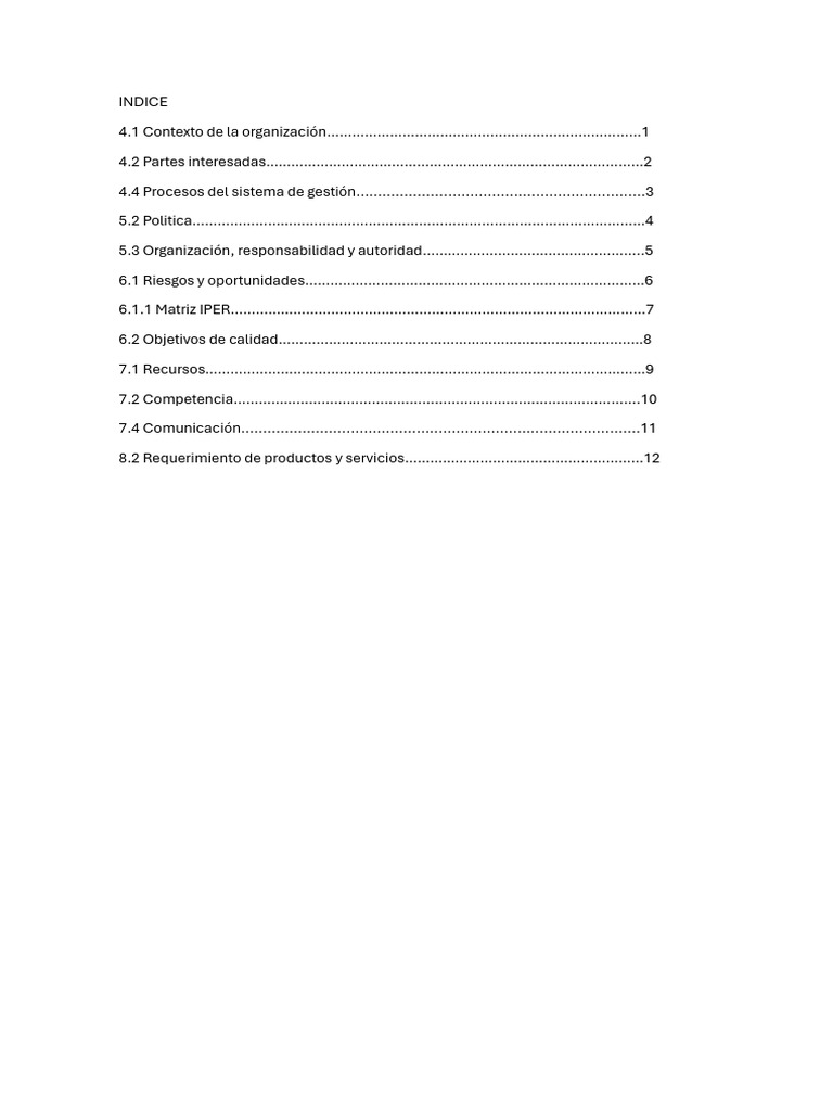 Indice | PDF