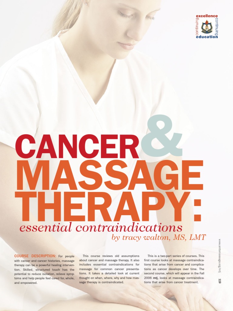 Cancer & Massage Therapy Part 1 Massage Metastasis