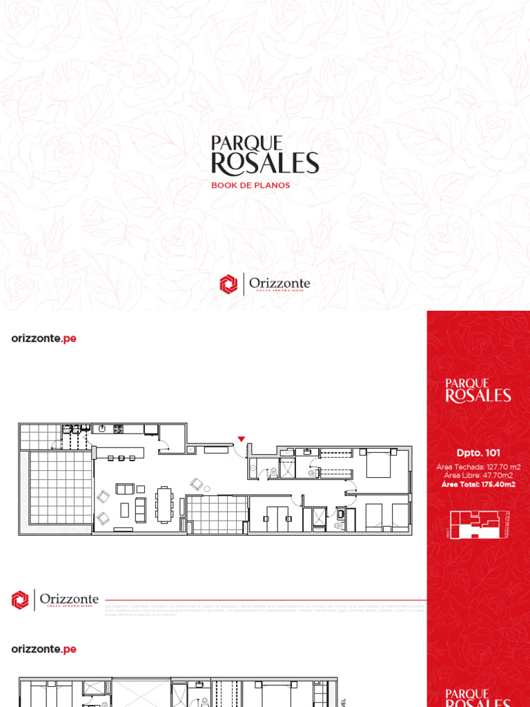 Planos de Departamentos Paseo Rosales | PDF