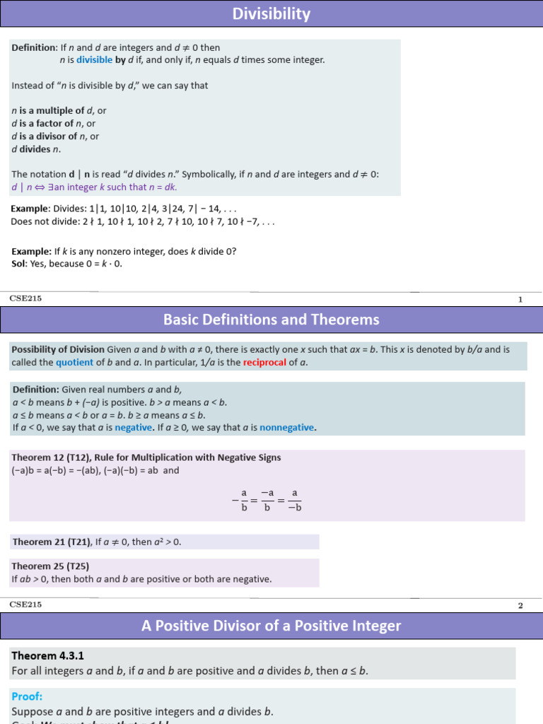 Sec4.3 Direct Proof and Counterexample 3-Divisibility | PDF | Integer ...