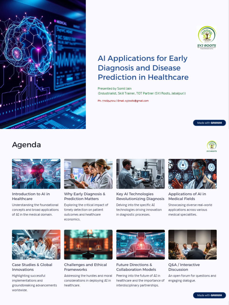 AI in Early Diagnosis & Healthcare Innovation | PDF | Artificial ...