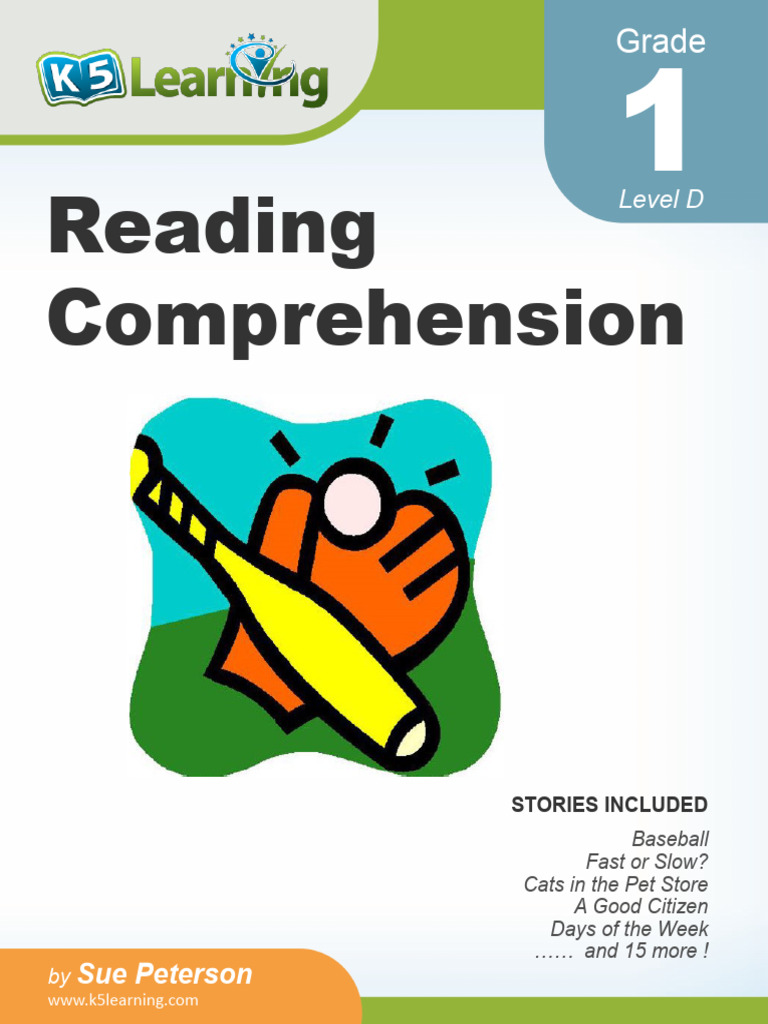 Grade 1 Reading Comprehension Workbook | PDF | Workweek And Weekend | Moon