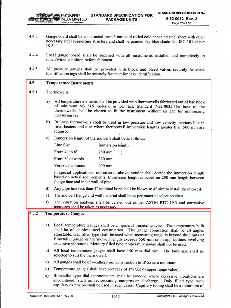 TG Standard Specification | PDF