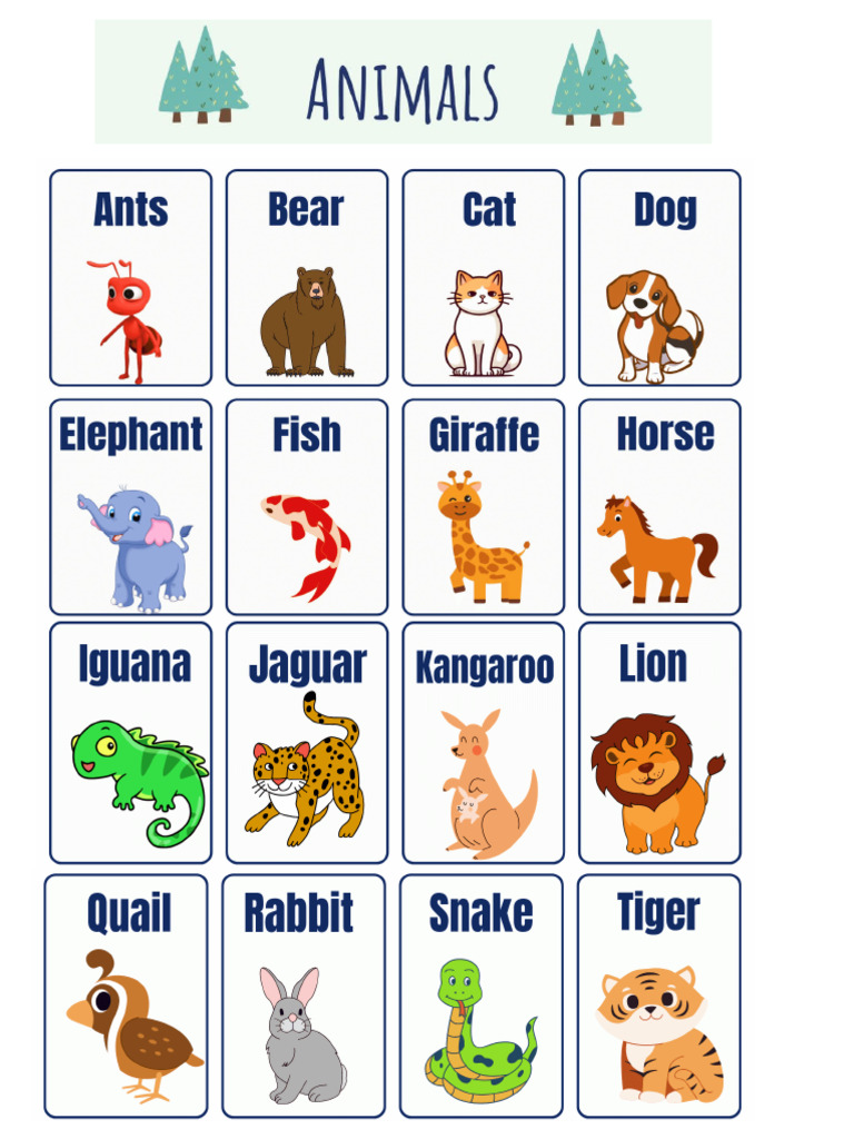 Animals - 1ro | PDF