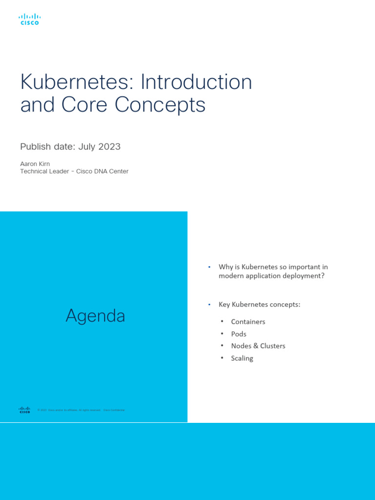 01-Kubernetes Core Concepts 1.0 | PDF | Computer Cluster | Scalability