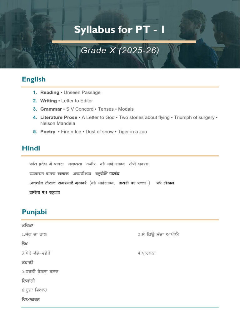 Grade X Syllabus 2025-26 Overview | PDF | Databases | Equations
