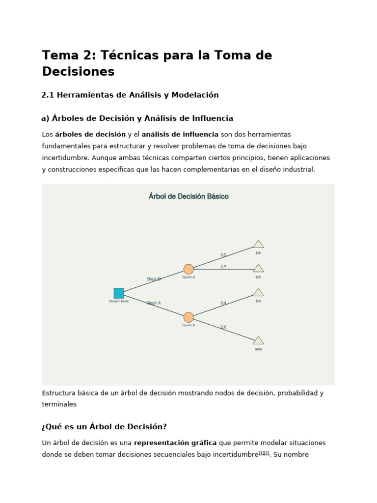 Técnicas de Toma de Decisiones en Diseño | PDF | Software | Toma de ...
