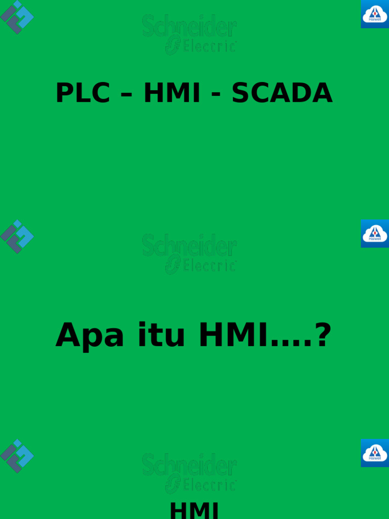 HMI, SCADA, dan PLC: Penjelasan Dasar | PDF