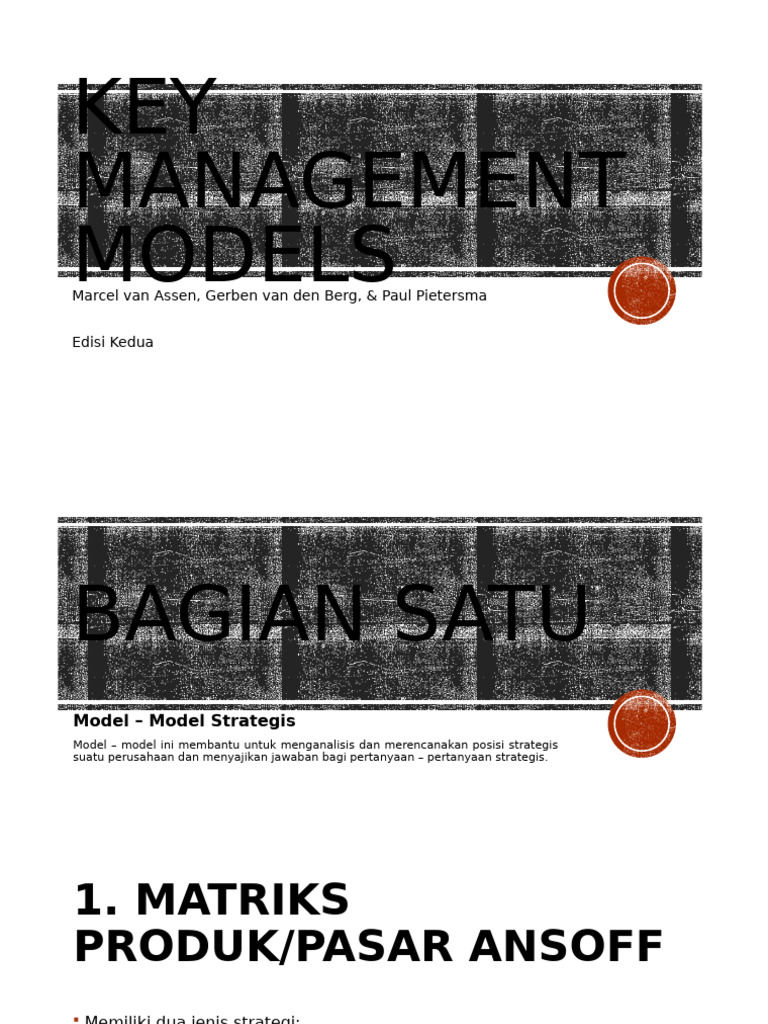 Model Manajemen Kunci Strategis | PDF