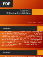 1987 Philippine Bill of Rights Overview | PDF