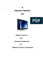 A Project Report ON: Market Research