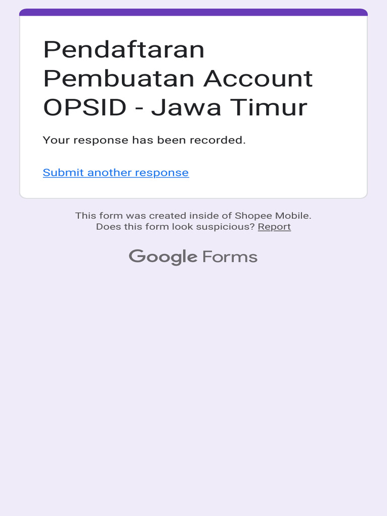 Pendaftaran Akun OPSID Jawa Timur | PDF