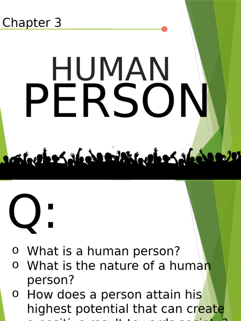 Understanding Human Personhood | PDF | Self Actualization | Psychology