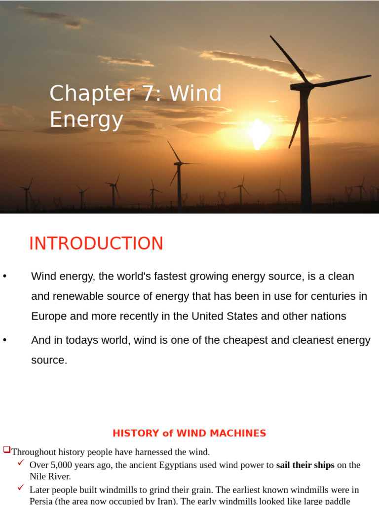 Understanding Wind Energy and Turbines | PDF | Wind Turbine | Turbine