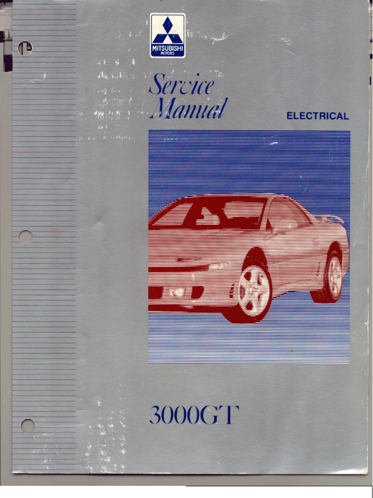 3000GT WORKSHOP MANUAL visual data 6