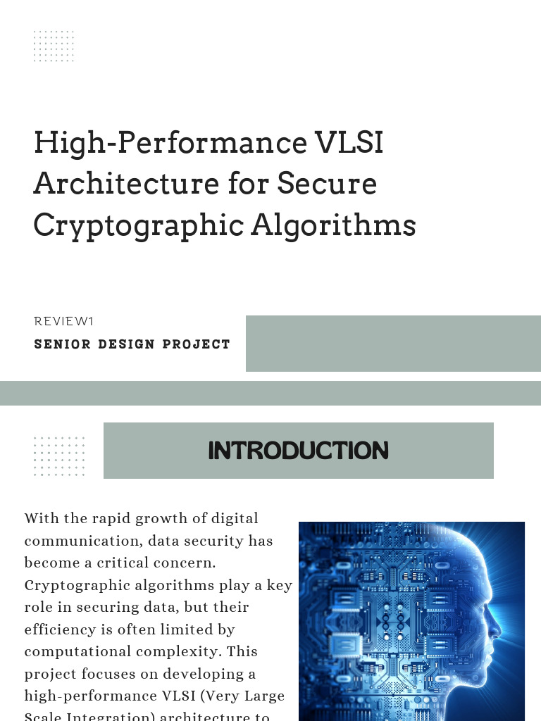 VLSI Architecture for Cryptography Optimization | PDF