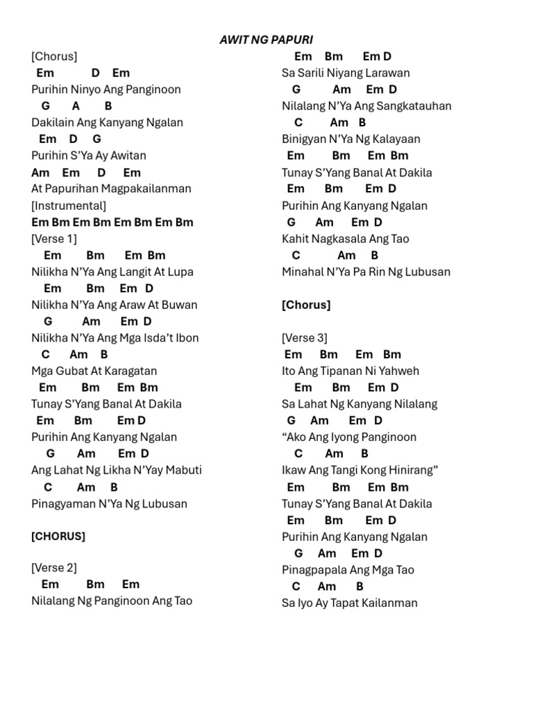 Chords | PDF