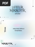 Cara Backup dan Export Mikrotik | PDF