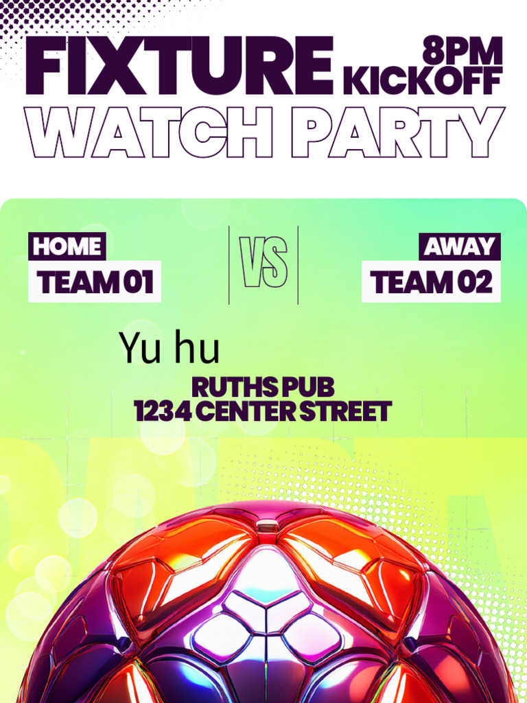 Team 01 vs Team 02 Watch Party at Ruth's Pub | PDF