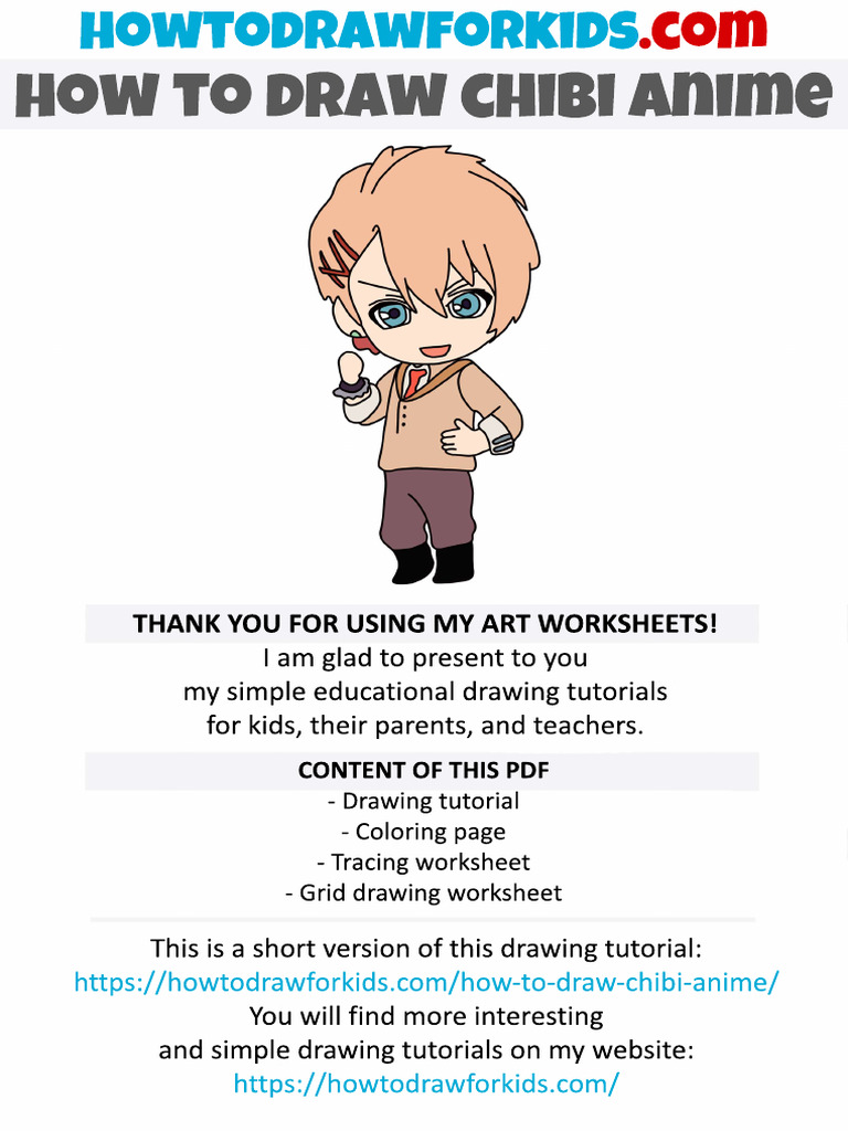 How To Draw Chibi Anime | PDF