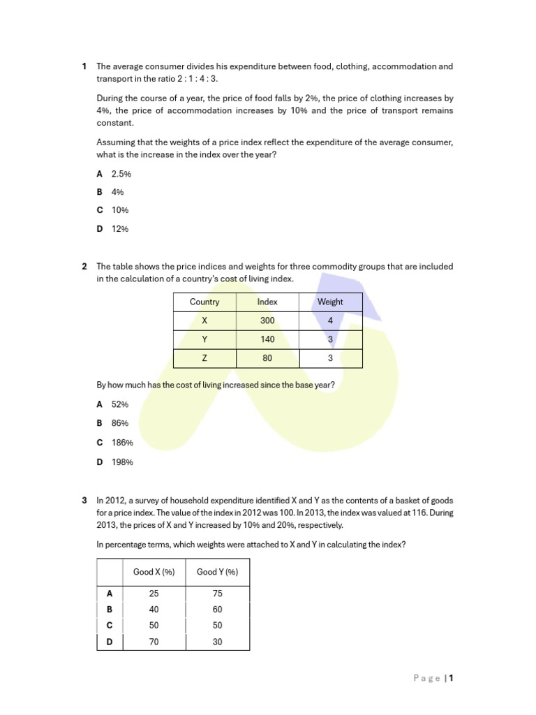 Consumer Expenditure and Inflation Analysis | PDF | Cost Of Living ...