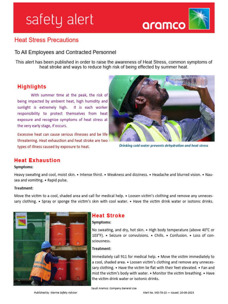 Heat Stress Awareness and Prevention Guide | PDF | Hyperthermia ...