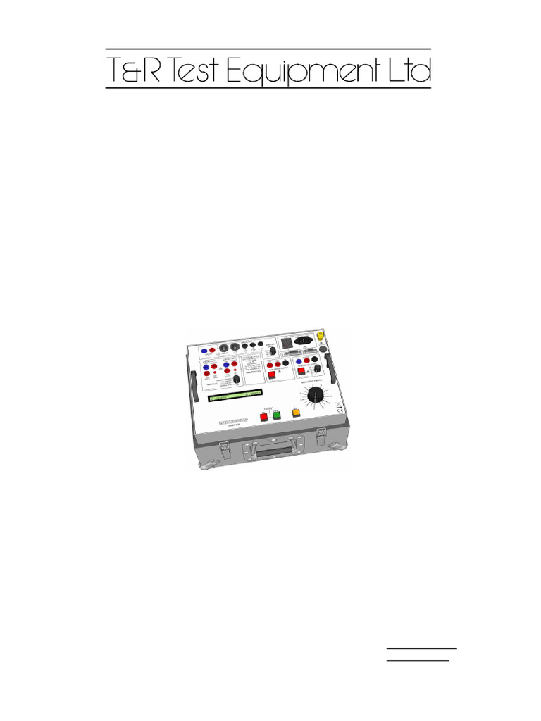 Man TR100 ADM | PDF | Relay | Mains Electricity