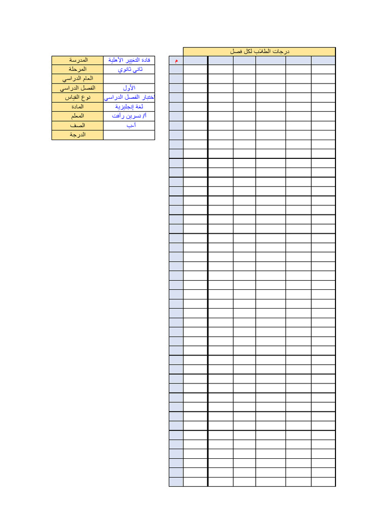 الترم الاول ثاني ث 2 | PDF