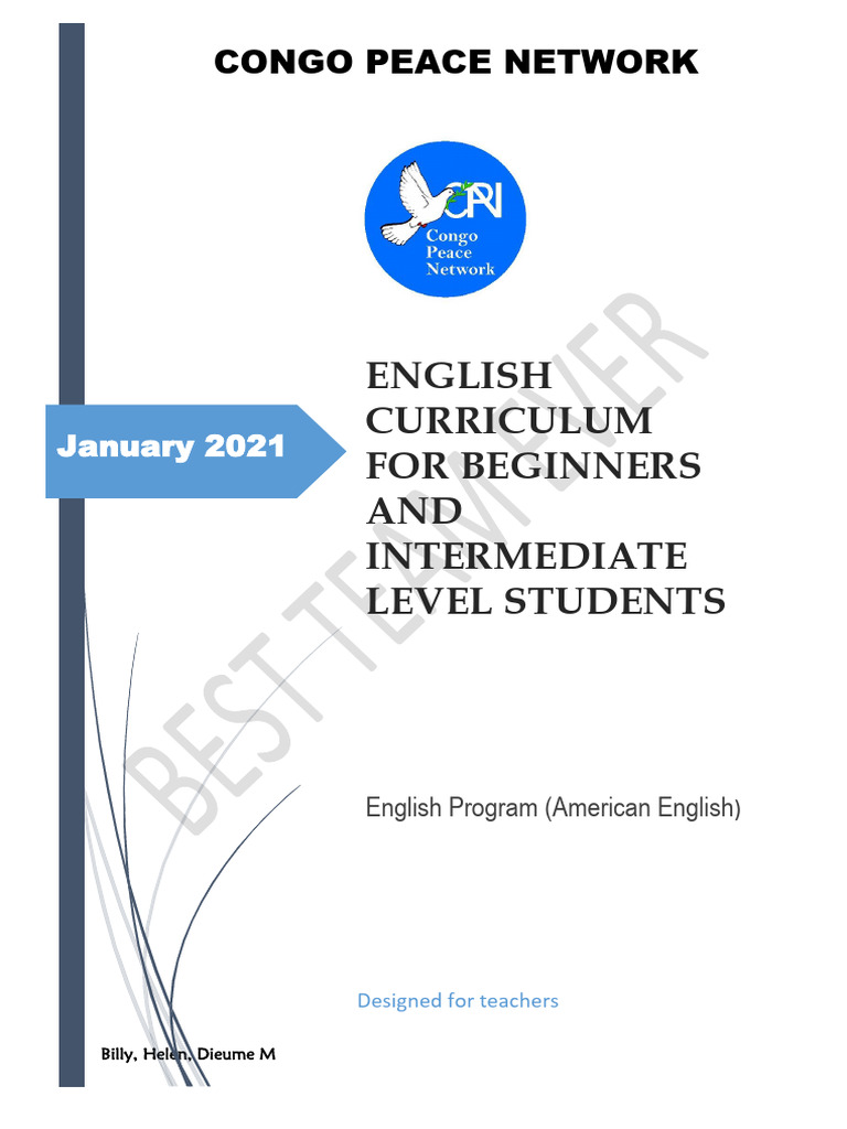 English Curriculum for Beginners & Intermediates | PDF | Adverb ...