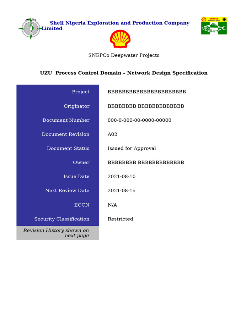 UZU Process Control Domain Specification | PDF | Computer Network | Ip ...