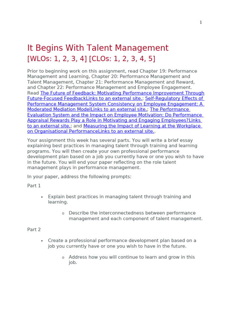 Best Practices in Talent Management | PDF | Talent Management | Mentorship