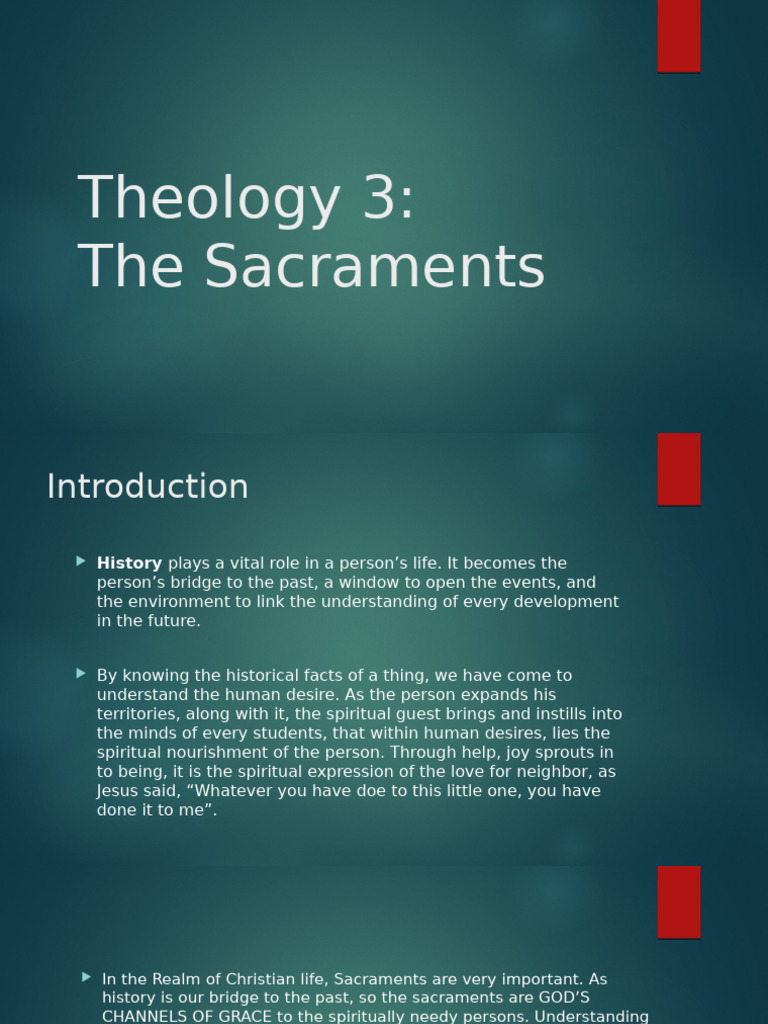 Understanding the Sacraments in Christianity | PDF | Eucharist | Sacraments