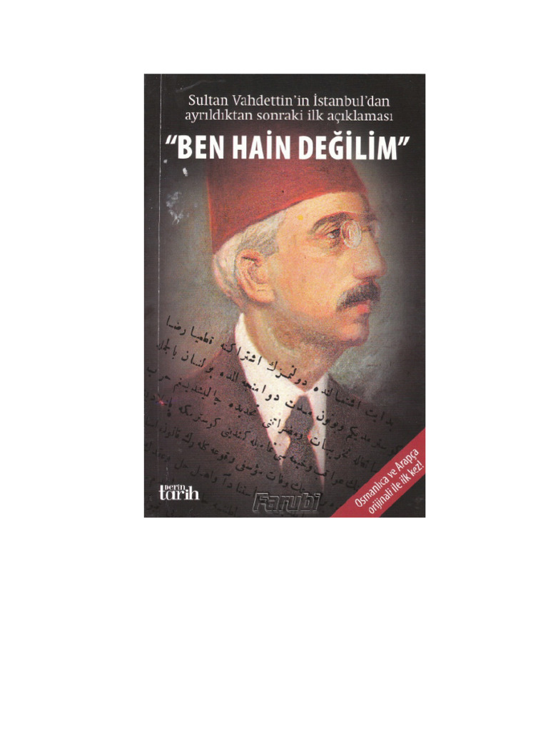 Sultan Vahdettin - Ben Hain Değilim | PDF