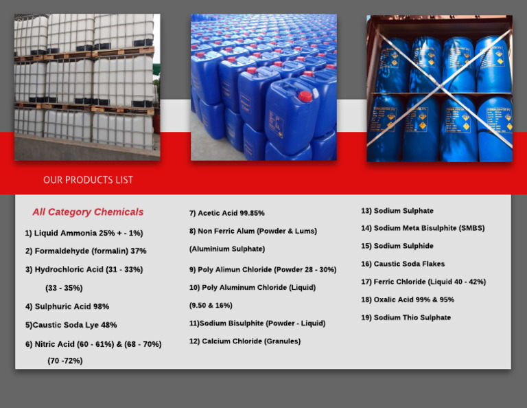 Acid & Chemicals | PDF