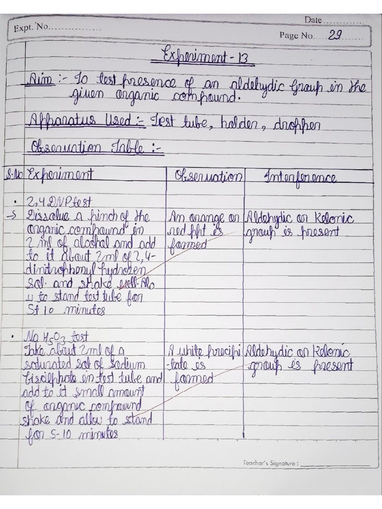 Chemistry Experiment 13 | PDF