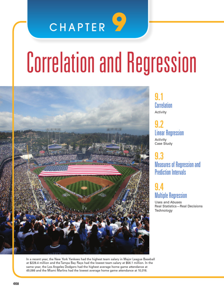 Correlation and Regression | PDF | Scatter Plot | Statistical Analysis