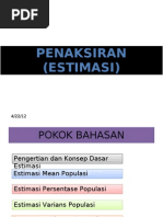 Download Penaksiran Estimation by Fauzi Taha Ush SN90606488 doc pdf