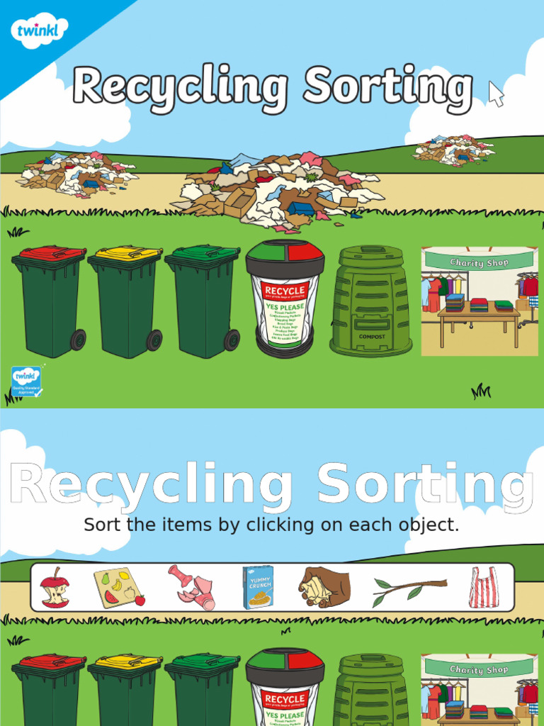 Recycling Sorting Interactive Powerpoint Au T 10002272 Ver 1 | PDF