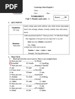 Grade 3 Cambridge English Sample Test | PDF
