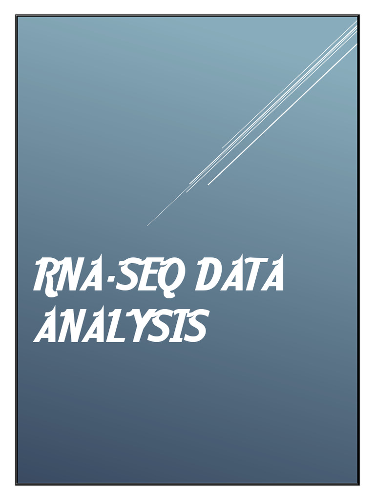 RNA-Seq Data Analysis in R Studio | PDF | Data | Health Sciences