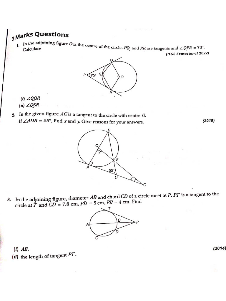 Tangent | PDF