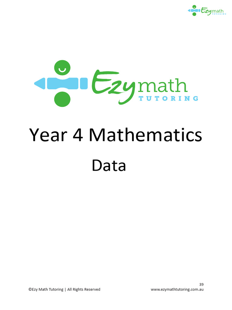 Year 4 Data Tables and Graphs Exercises | PDF