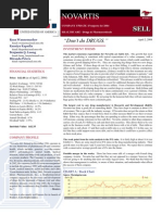 Novartis: Sell Sell