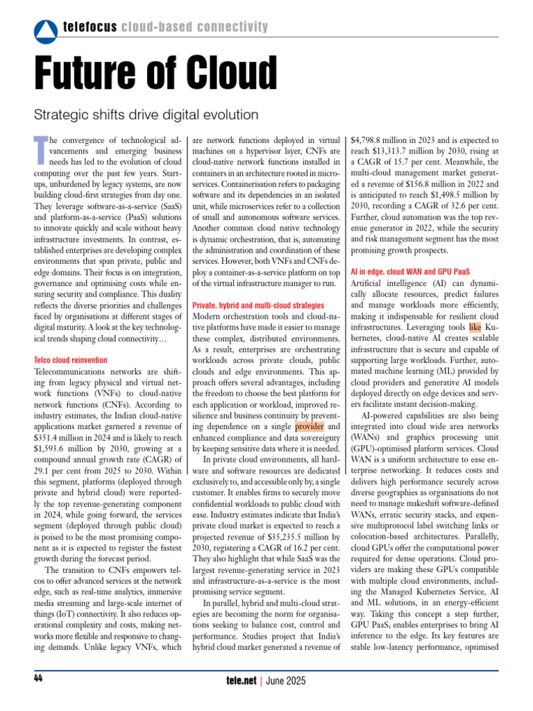 Future Trends in Cloud Connectivity | PDF | Cloud Computing | Computing