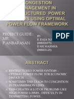 Project Guide on Reducing Congestion in Power Systems Using Rescheduling