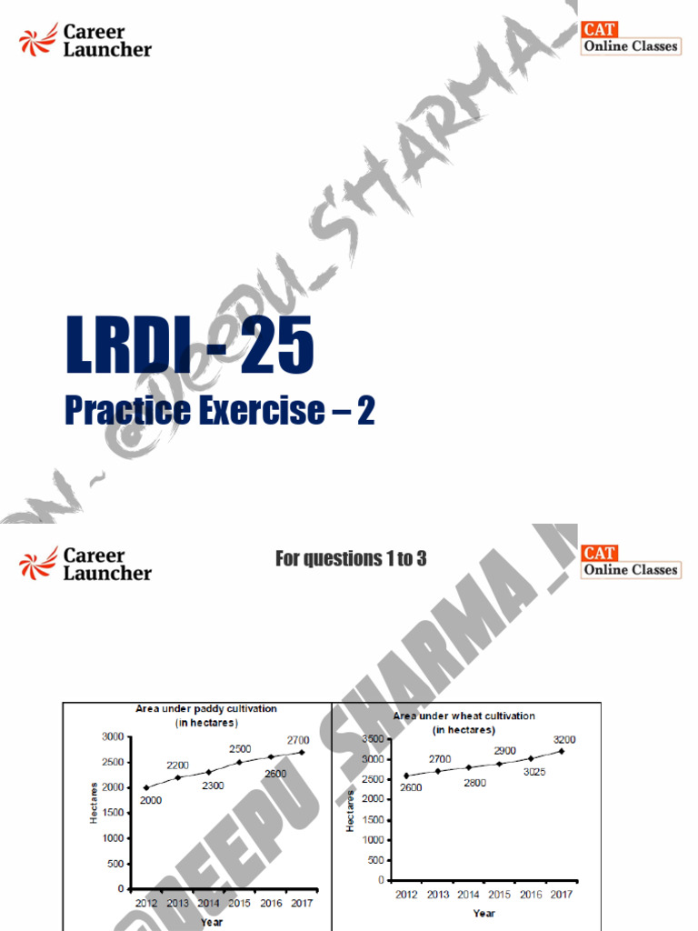 LRDI 25 Q Practice Exercise-2 @deepu - S | PDF