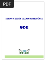Guía Rápida del Sistema GDE | PDF