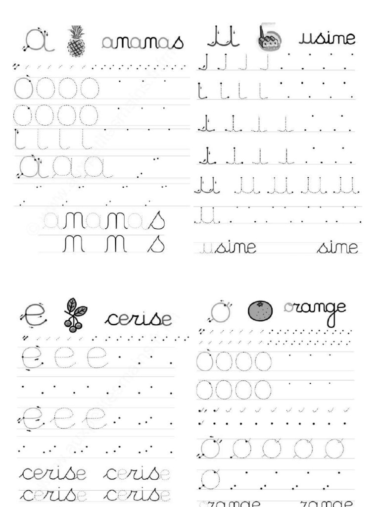 Apprentissage Écriture Graphisme | PDF